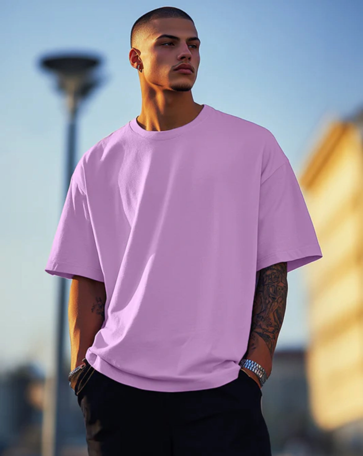 240 Gsm 100% Cotton Oversized T-Shirts