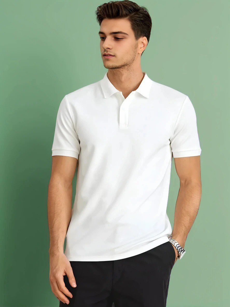 100% Pure Cotton 220 Gsm Polo Tshirt