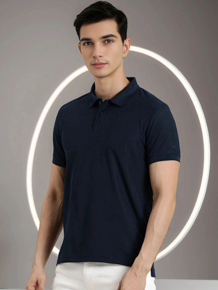 100% Pure Cotton 220 Gsm Polo Tshirt