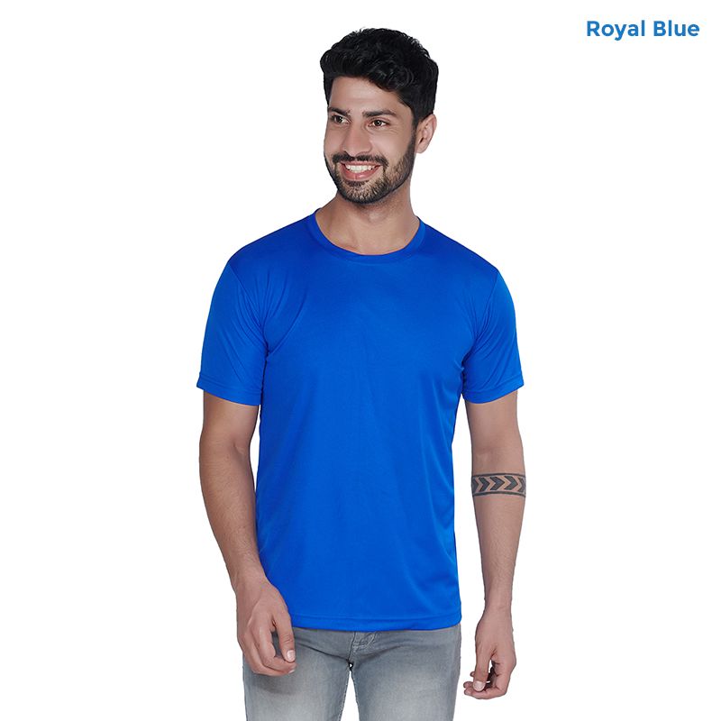 120 GSM Polyster Round neck Tshirts