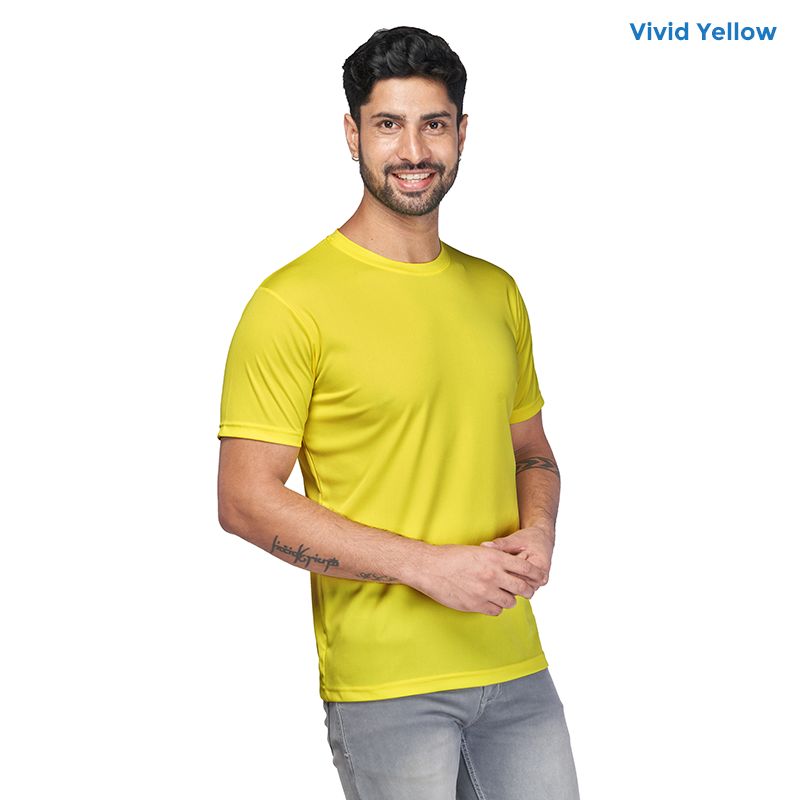 120 GSM Polyster Round neck Tshirts